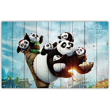 Панно с изображением героев Дисней Creative Wood KIDS KIDS - 7 Кунг-фу панда